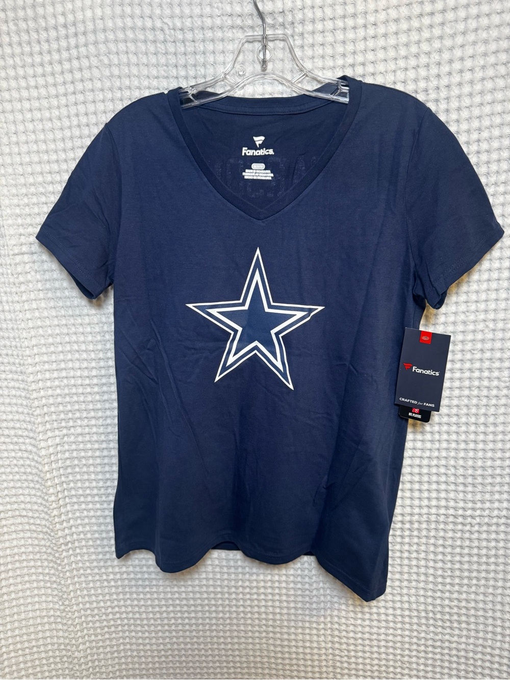 Fanatics Navy Women's Dallas Cowboys Star V-Neck Tee NWT Micah Parsons #11